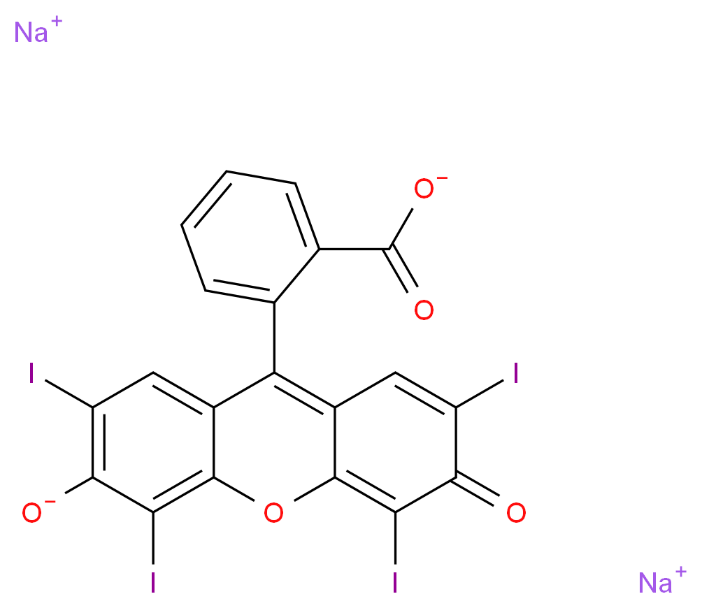 赤藓红B_分子结构_CAS_568-63-8)