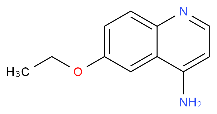 4-AMINO-6-ETHOXYQUINOLINE_分子结构_CAS_948293-13-8)