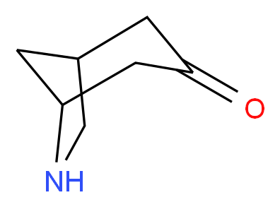 6-azabicyclo[3.2.1]octan-3-one_分子结构_CAS_)