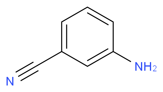 3-aminobenzonitrile_分子结构_CAS_2237-30-1