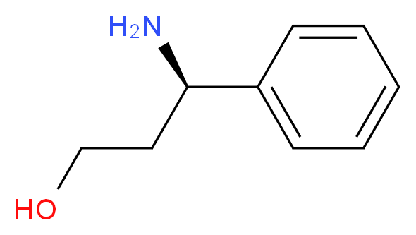 (3R)-3-amino-3-phenylpropan-1-ol_分子结构_CAS_170564-98-4
