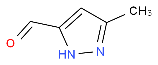 3-methyl-1H-pyrazole-5-carbaldehyde_分子结构_CAS_3273-44-7