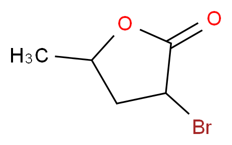 3-bromo-5-methyloxolan-2-one_分子结构_CAS_25966-39-6