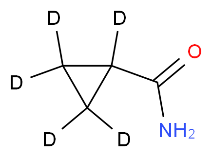 (<sup>2</sup>H<sub>5</sub>)cyclopropane-1-carboxamide_分子结构_CAS_1185054-94-7