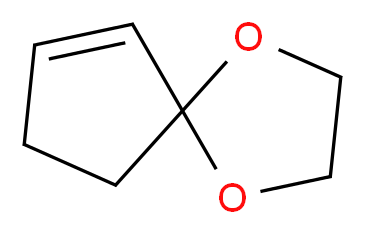 2-环戊烯-1-酮缩乙醛_分子结构_CAS_695-56-7)