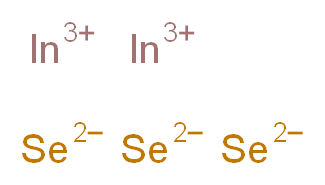 硒化铟(III)_分子结构_CAS_12056-07-4)