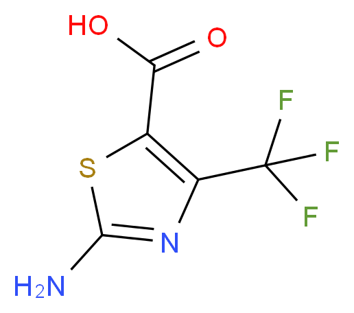 2-amino-4-(trifluoromethyl)-1,3-thiazole-5-carboxylic acid_分子结构_CAS_239135-55-8
