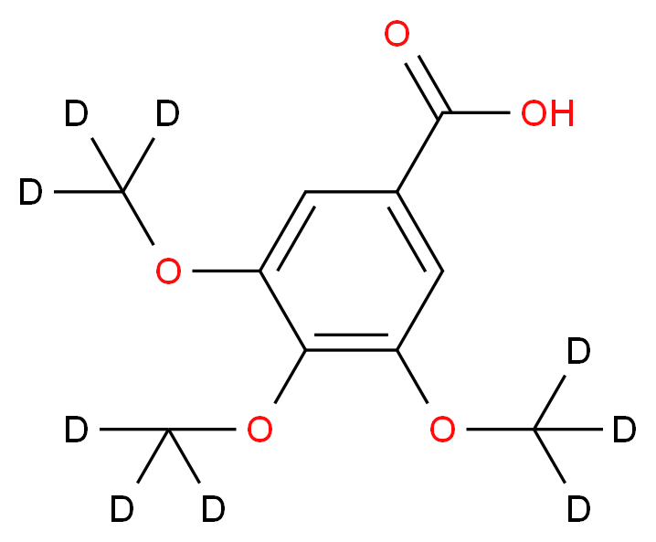 3,4,5-tris(<sup>2</sup>H<sub>3</sub>)methoxybenzoic acid_分子结构_CAS_84759-05-7