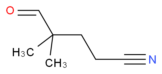 4,4-Dimethyl-5-oxopentanenitrile_分子结构_CAS_)
