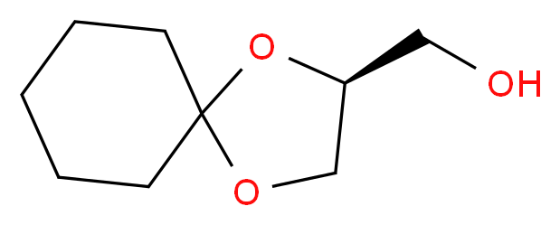 (2S)-1,4-dioxaspiro[4.5]decan-2-ylmethanol_分子结构_CAS_95335-91-4