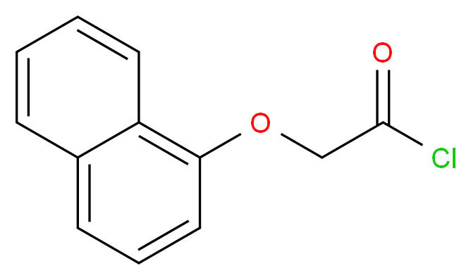 2-(naphthalen-1-yloxy)acetyl chloride_分子结构_CAS_2007-12-7