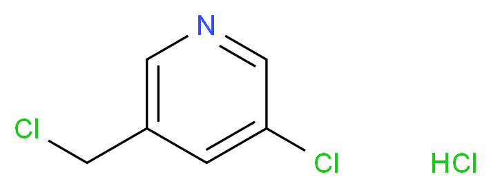 3-chloro-5-(chloromethyl)pyridine hydrochloride_分子结构_CAS_847610-86-0