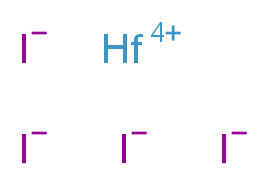 hafnium(4+) ion tetraiodide_分子结构_CAS_13777-23-6