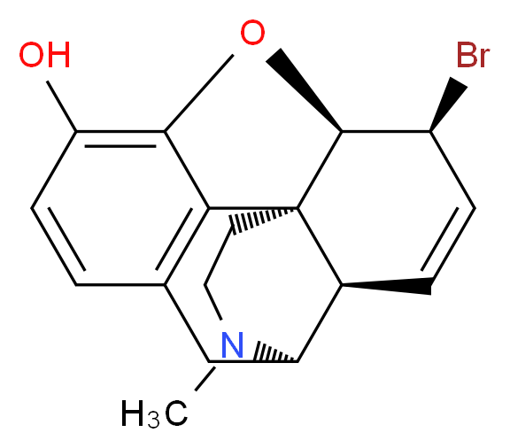 6-Bromo-6-dehydroxy Morphine_分子结构_CAS_63732-46-7)