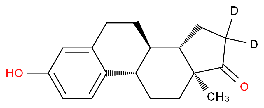 Estrone-d2_分子结构_CAS_56588-58-0)