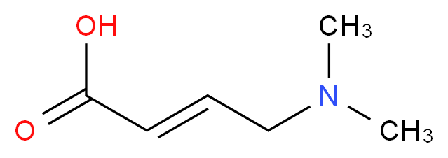 (2E)-4-(Dimethylamino)but-2-enoic acid_分子结构_CAS_1130155-48-4)