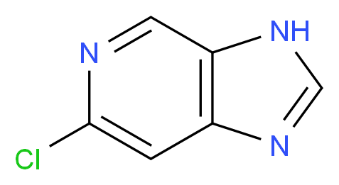 6-chloro-3H-imidazo[4,5-c]pyridine_分子结构_CAS_2589-11-9