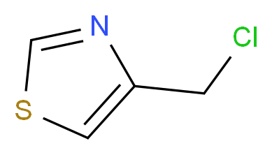 4-(chloromethyl)-1,3-thiazole_分子结构_CAS_3364-76-9