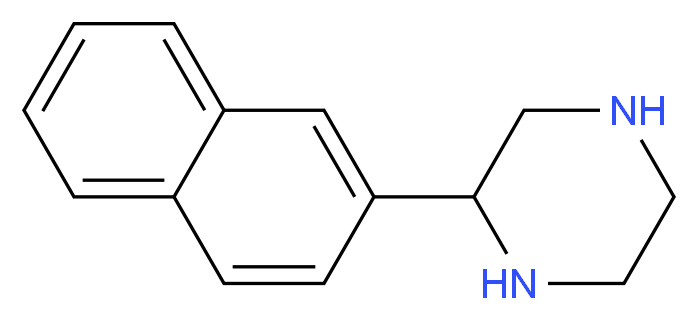 2-Naphthalen-2-yl-piperazine_分子结构_CAS_)