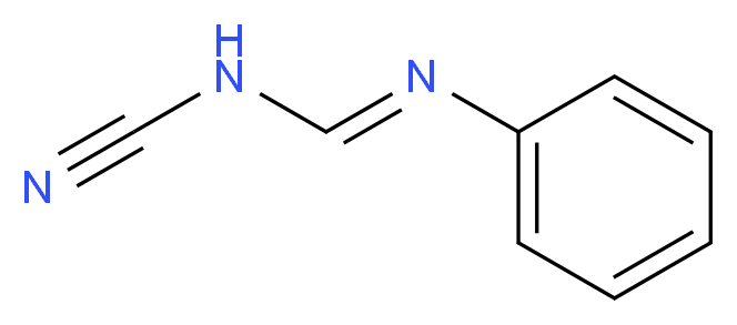N-Cyano-N'-phenylformimidamide_分子结构_CAS_59425-37-5)