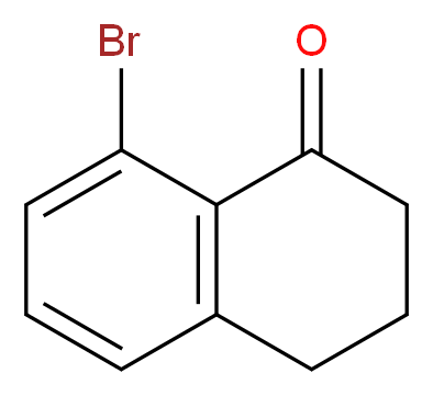 8-bromo-1,2,3,4-tetrahydronaphthalen-1-one_分子结构_CAS_651735-60-3