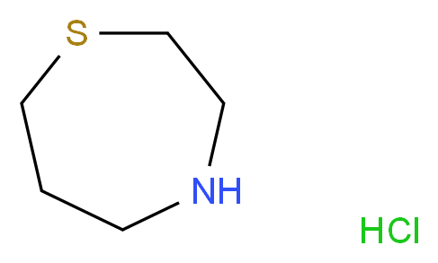 1,4-thiazepane hydrochloride_分子结构_CAS_108724-14-7