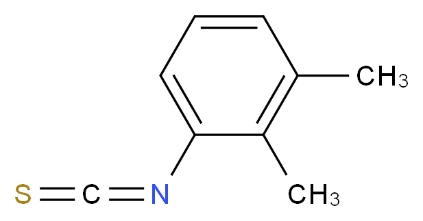 2,3-Dimethylphenyl isothiocyanate_分子结构_CAS_1539-20-4)