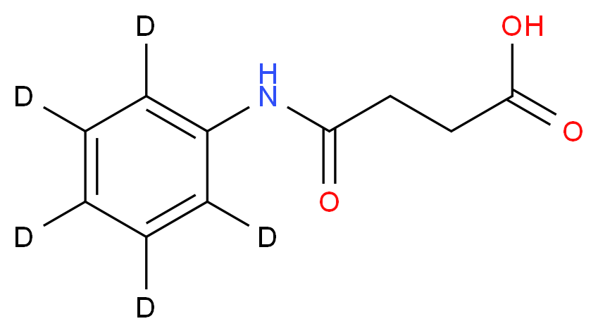 3-[(<sup>2</sup>H<sub>5</sub>)phenylcarbamoyl]propanoic acid_分子结构_CAS_840529-98-8