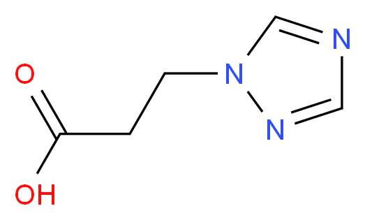 3-(1H-1,2,4-triazol-1-yl)propanoic acid_分子结构_CAS_76686-84-5)