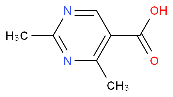 2,4-dimethylpyrimidine-5-carboxylic acid_分子结构_CAS_74356-36-8)