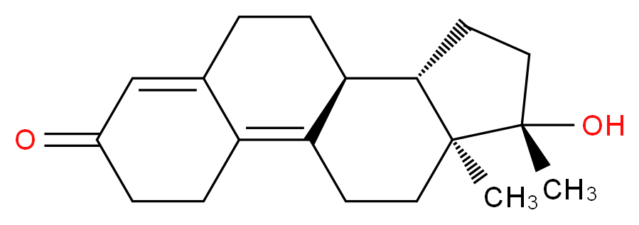 (10S,11S,14S,15S)-14-hydroxy-14,15-dimethyltetracyclo[8.7.0.0<sup>2</sup>,<sup>7</sup>.0<sup>1</sup><sup>1</sup>,<sup>1</sup><sup>5</sup>]heptadeca-1,6-dien-5-one_分子结构_CAS_14531-89-6