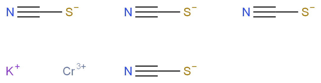 POTASSIUM CHROMIUM RHODANIDE_分子结构_CAS_)