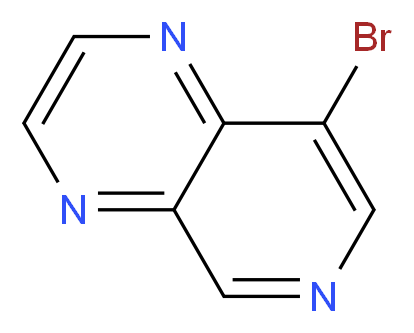 8-Bromopyrido[4,3-b]pyrazine_分子结构_CAS_929074-45-3)