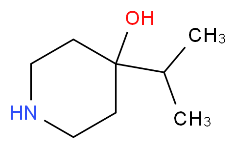 4-Isopropylpiperidin-4-ol_分子结构_CAS_553631-46-2)