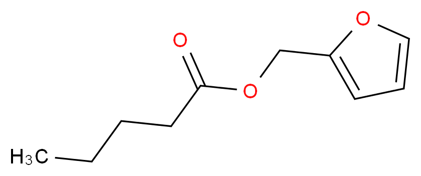 furan-2-ylmethyl pentanoate_分子结构_CAS_36701-01-6