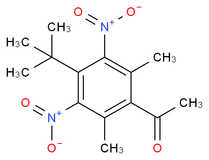 酮麝香_分子结构_CAS_81-14-1)