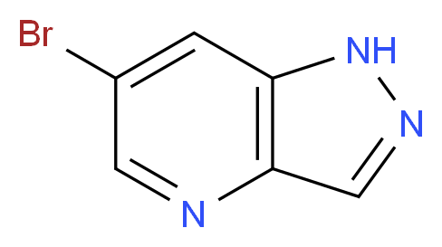 6-Bromo-1H-pyrazolo[4,3-b]pyridine_分子结构_CAS_1150617-54-1)