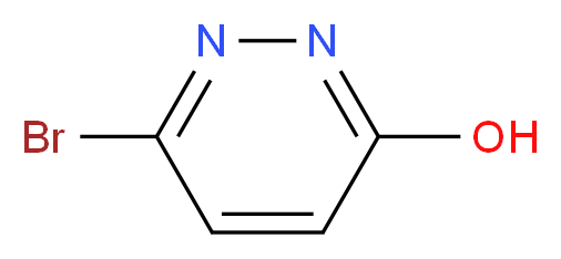 6-bromopyridazin-3-ol_分子结构_CAS_51355-94-3