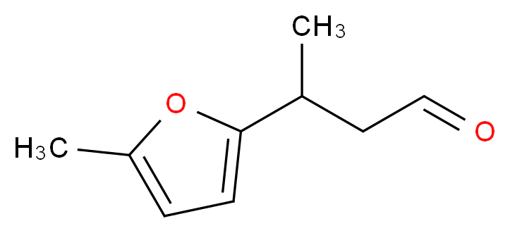 3-(5-甲基-2-呋喃基)丁醛_分子结构_CAS_31704-80-0)