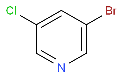 3-Bromo-5-chloropyridine_分子结构_CAS_73583-39-8)