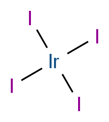 tetraiodoiridium_分子结构_CAS_7790-45-6