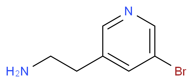 2-(5-bromopyridin-3-yl)ethan-1-amine_分子结构_CAS_39741-47-4