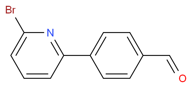 4-(6-bromopyridin-2-yl)benzaldehyde_分子结构_CAS_588727-65-5