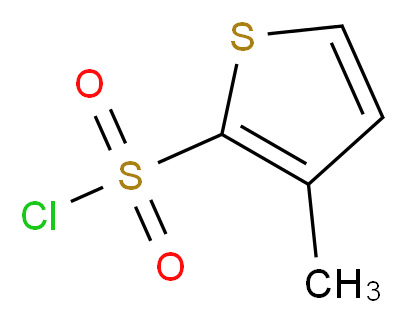 3-methylthiophene-2-sulfonyl chloride_分子结构_CAS_61714-76-9)