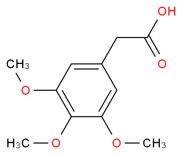 3,4,5-Trimethoxyphenylacetic acid_分子结构_CAS_951-82-6)