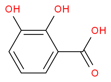 2,3-二羟基苯甲酸_分子结构_CAS_303-38-8)