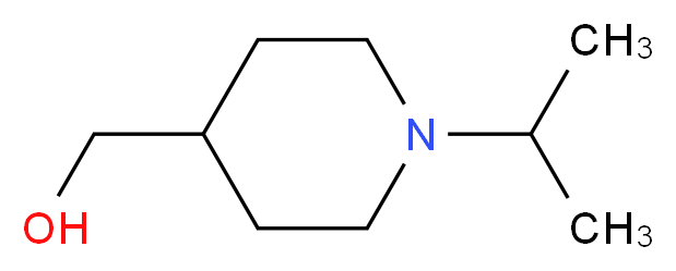 (1-Isopropylpiperidin-4-yl)methanol_分子结构_CAS_280774-03-0)