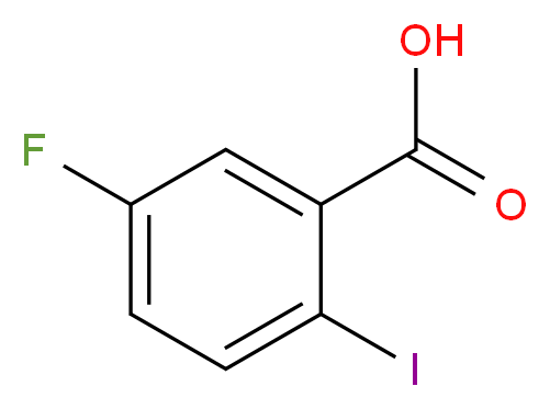 5-氟-2-碘苯甲酸_分子结构_CAS_52548-63-7)