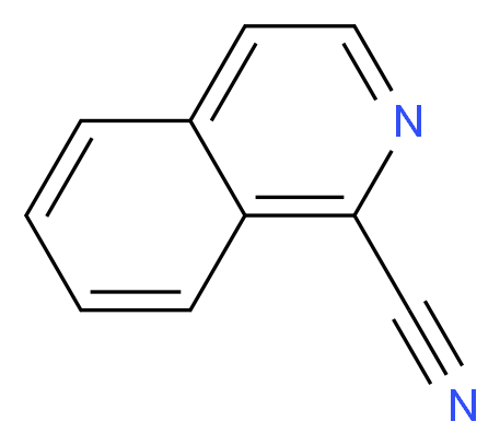 异喹啉-1-腈_分子结构_CAS_1198-30-7)