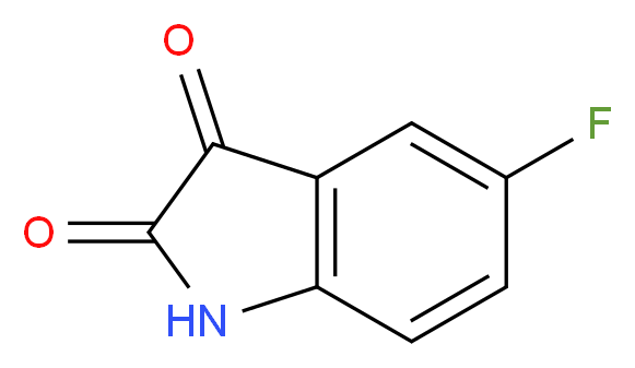 5-Fluoroisatin 97%_分子结构_CAS_443-69-6)